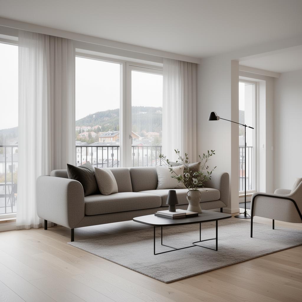 Moderne leilighet på Solsiden, Trondheim